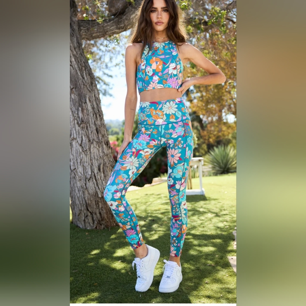 New Beach Bonny Spencer Legging Floral Women's size S
